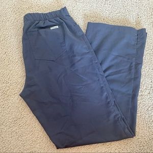 Dark gray greys anatomy scrub pants size M